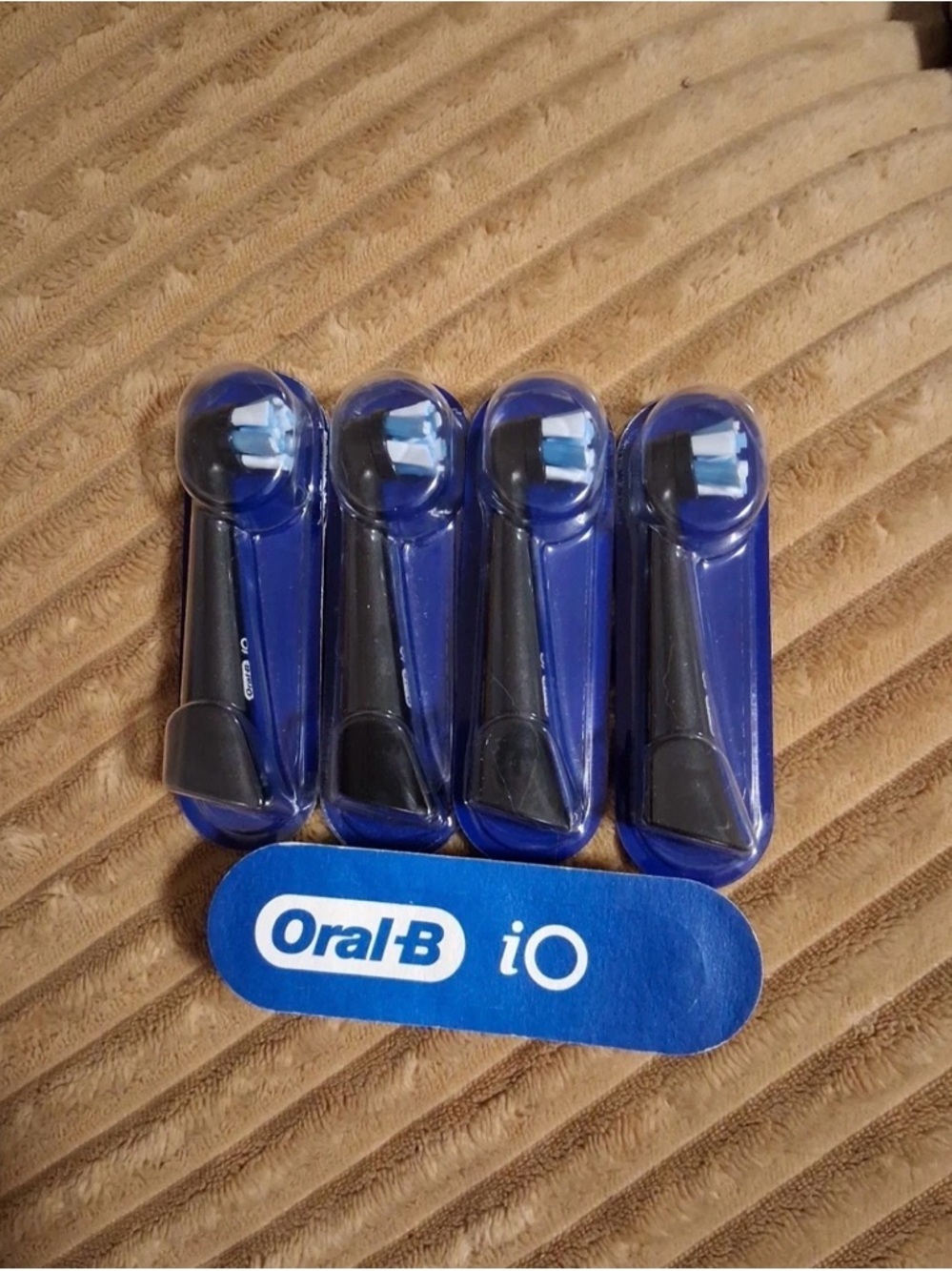 LOT/5 Oral-B iO Series Electric Toothbrush Replacement Brush Head BLACK Ultimate